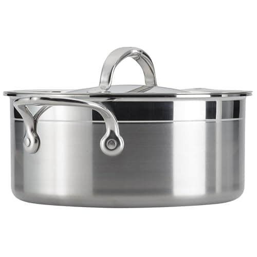 Hestan ProBond Forged - Professional Clad Stainless Steel Soup Pot, 3 Quart, Induction Compatible