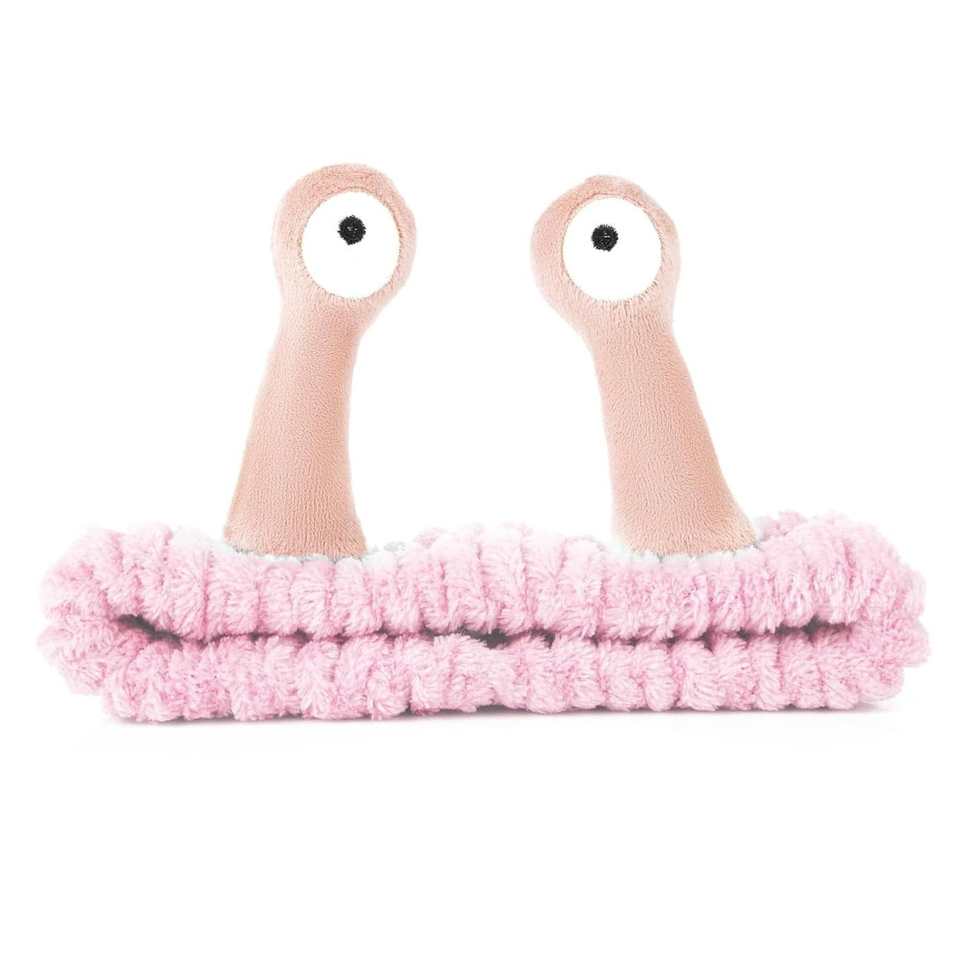 Face Wash Headband Palm and Snail Spa Hair Bands Makeup Headbands Women Cartoon Cute Coral Fleece Elastic Headband Creative Hair Accessories for Washing Face Shower Sports Light pink