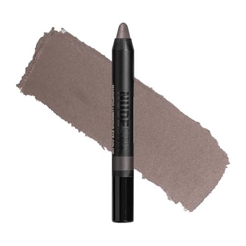 Nudestix Magnetic Luminous Eye Color 4in1 Cream Eyeshadow Stick Eyeliner Primer Highlighter LongWear Waterproof Satin Finish Vegan CrueltyFree Eye Makeup Shade Smoke