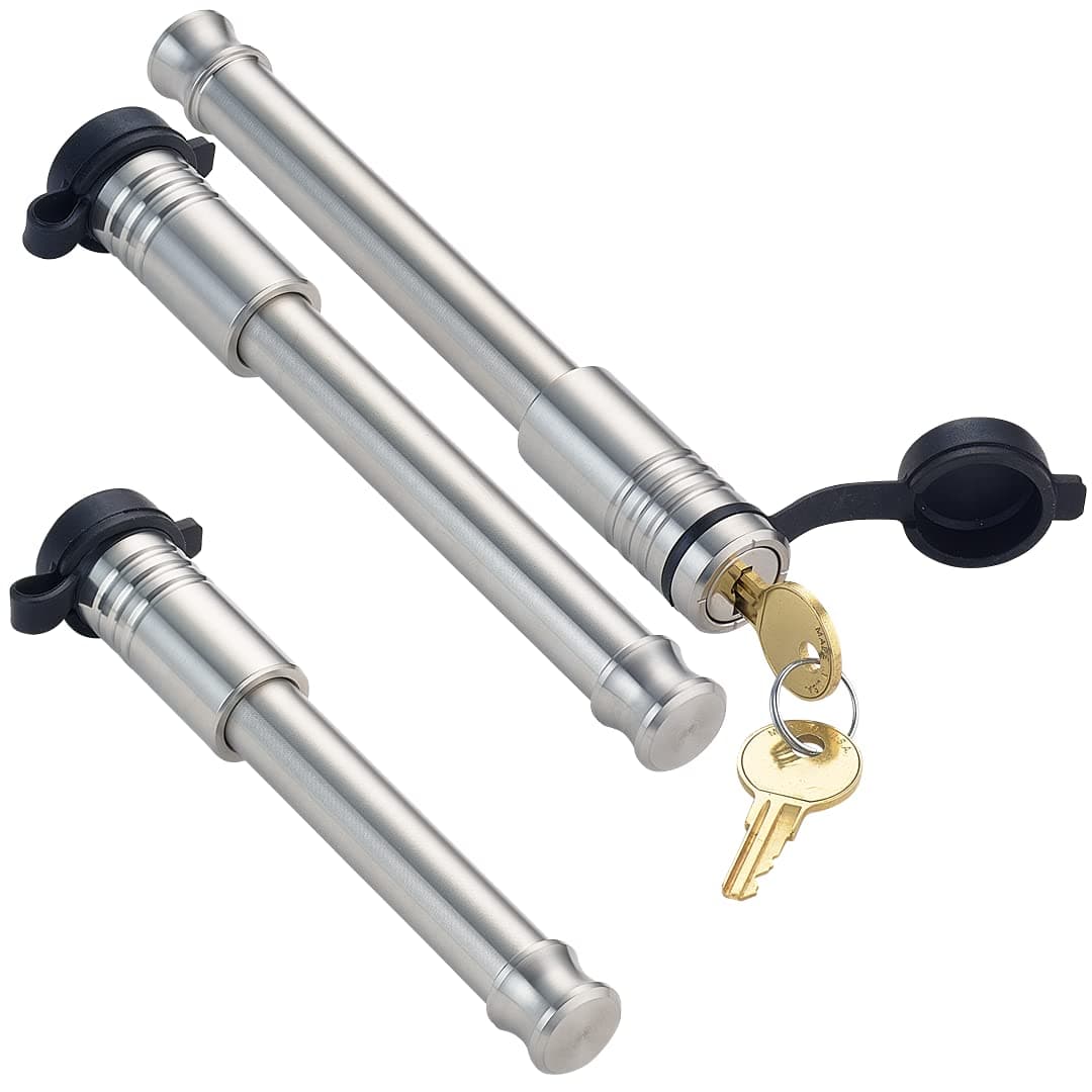 InfiniteRule Security 61653 3 Pack Mixed 25 Keyed Alike Hitch Locks for BW 2 25 Tow and Stow 10K LB 18K LB Includes Lock for 25 Receiver