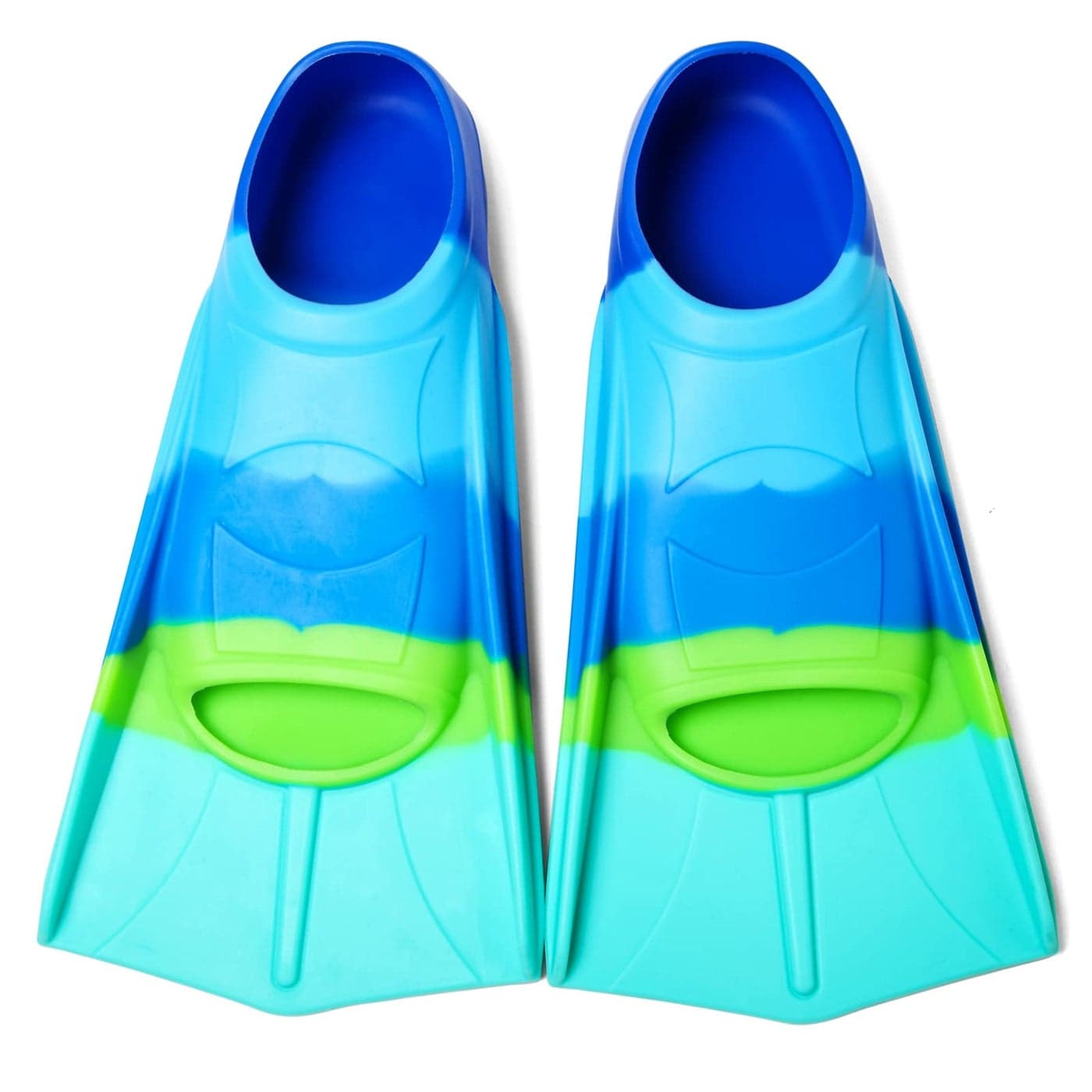 Foyinbet Kids Swim Fins,Kids Flippers Short Swimming Fins Flippers for Lap Swimming Training for Kids Girls Boys XXS