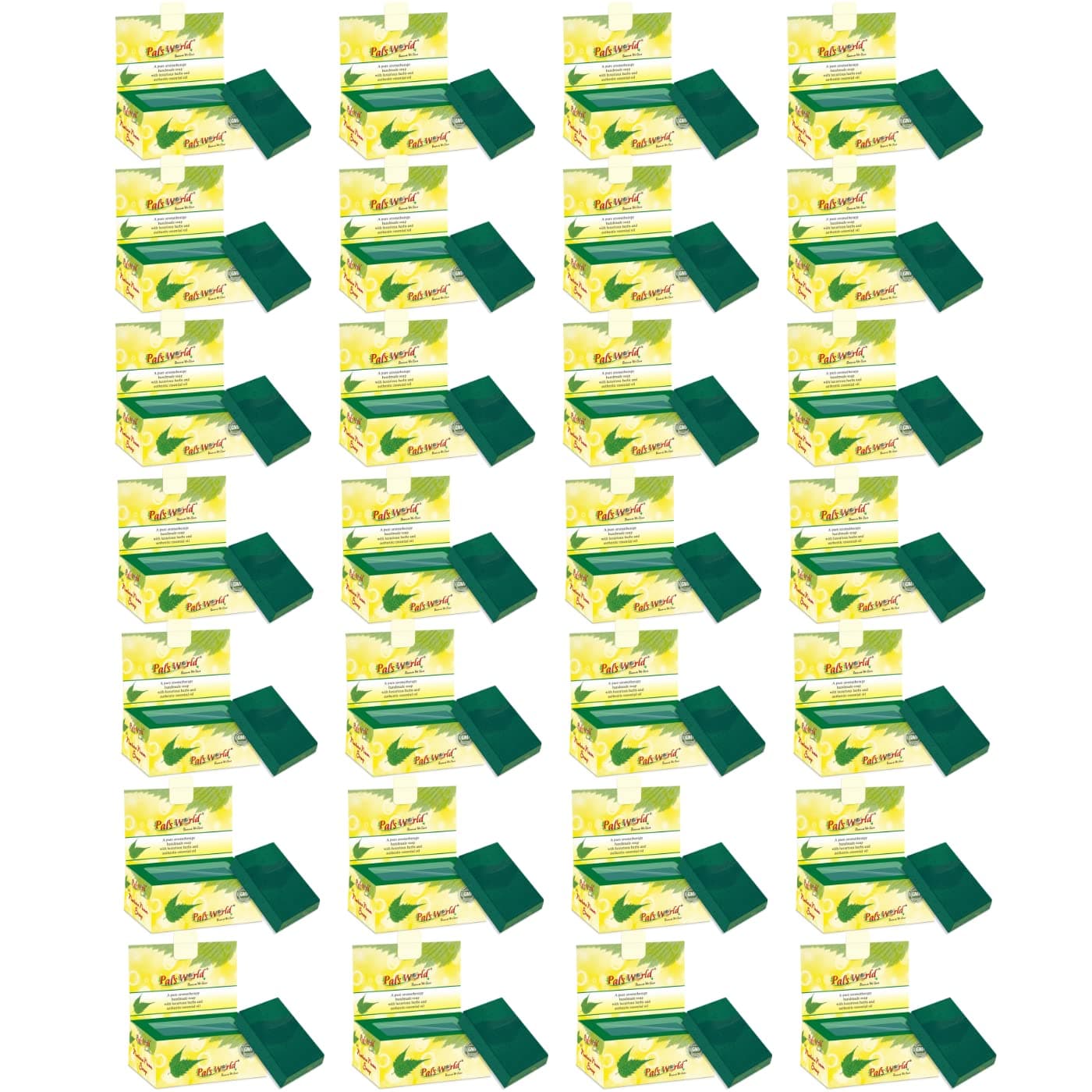 Pals World Handmade Purifying Neem Soap For Acne Pimples And Rashes With Luxurious Herbs Authentic Essential Oil For All Skin Types For Women Men Nature Neem Soap 75 gm Each Pack of 28