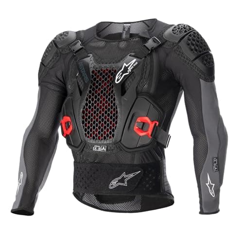Alpinestars 6506723-1036-XXL: Bionic Plus V2 Protection Jacket Black/Anthracite/Red 2X
