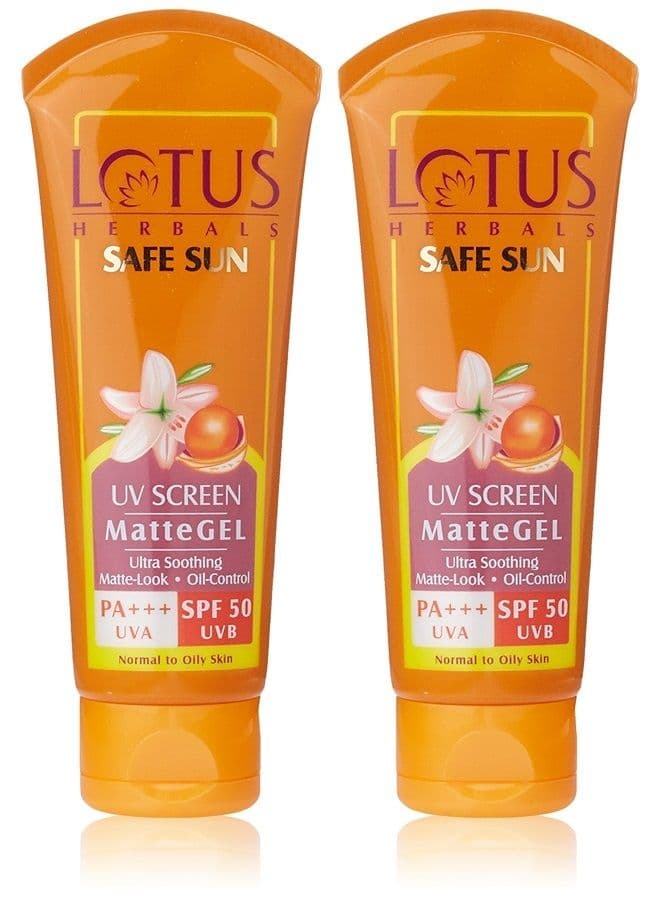 Safe Sun UV Screen Matte Gel, 100g (Set of 2)