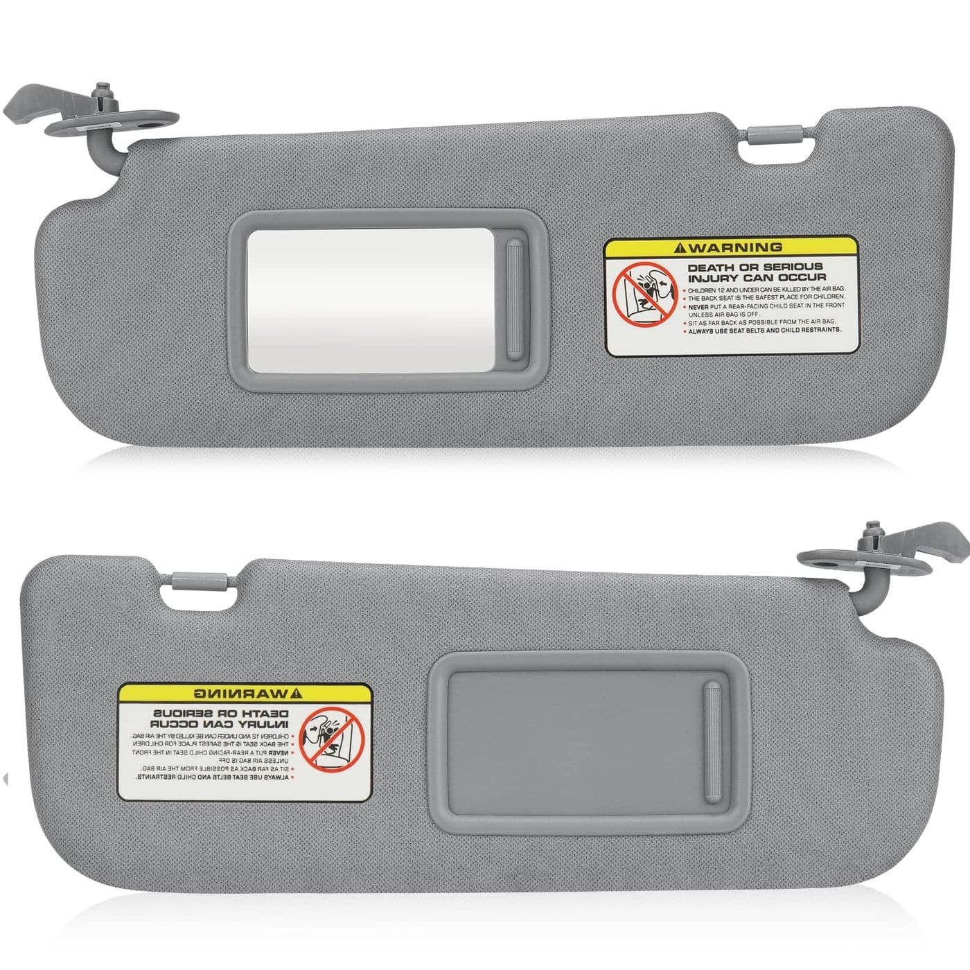 Hurotoms Left Driver Side Sun Visor Without Light for Hyundai Elantra 2011 2012 2013 2014 2015 Visor Assembly Replacement 852103X000TXBeige