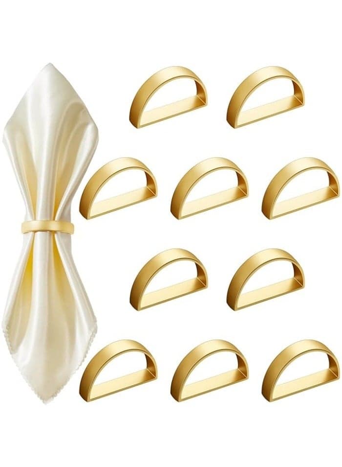 10 Pcs Easter Stainless Steel Napkin Rings Festival Metal Napkin Ring Holders Modern Serviette Buckles Metallic Adornment for Table Settings Kitchen Dinner Party Wedding