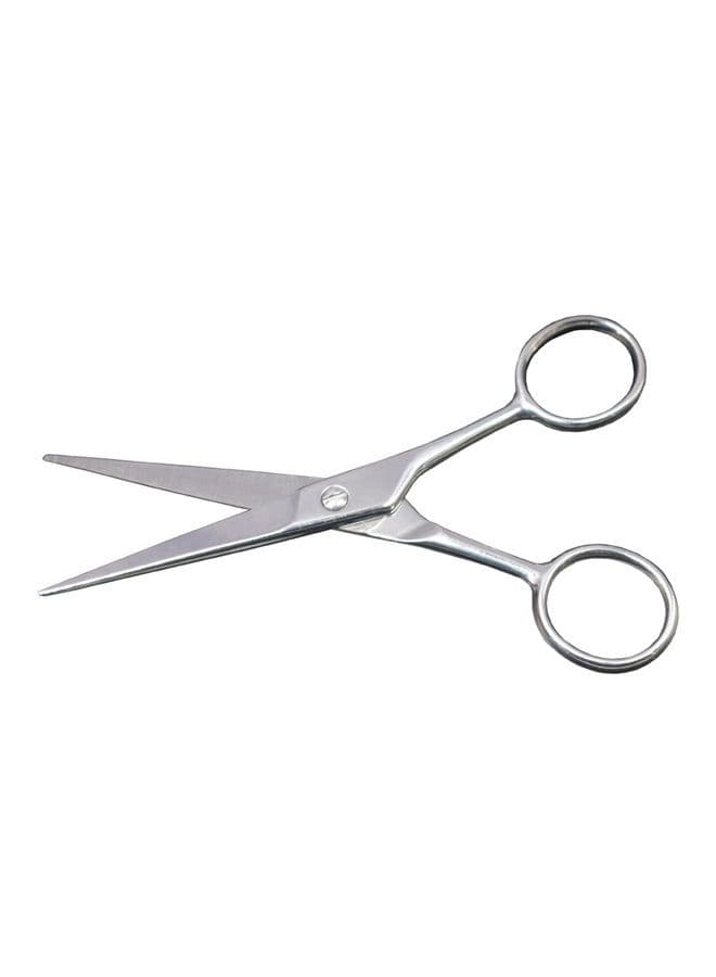 5.0" Stainless Steel Facial Hair Small Pet Professional Grooming Scissors Shears Beard & Mustache Scissors -Beards, Mustache & Eyebrows and Pet Fur For Precise Facial Hair Trimming
