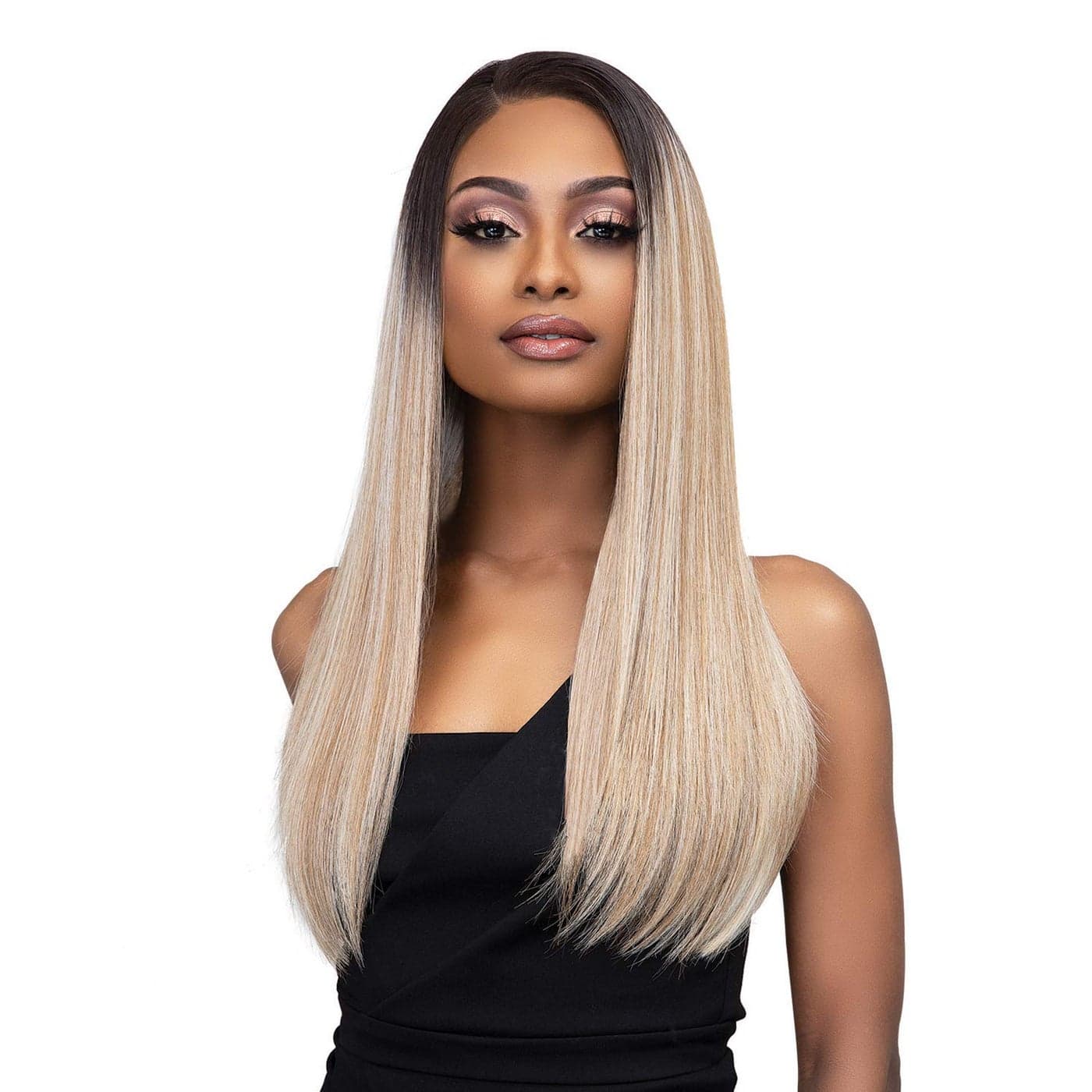 Janet Collection Melt 13x6 Frontal Part Lace BISA Wig (OET1B/VELVET PURPLE)