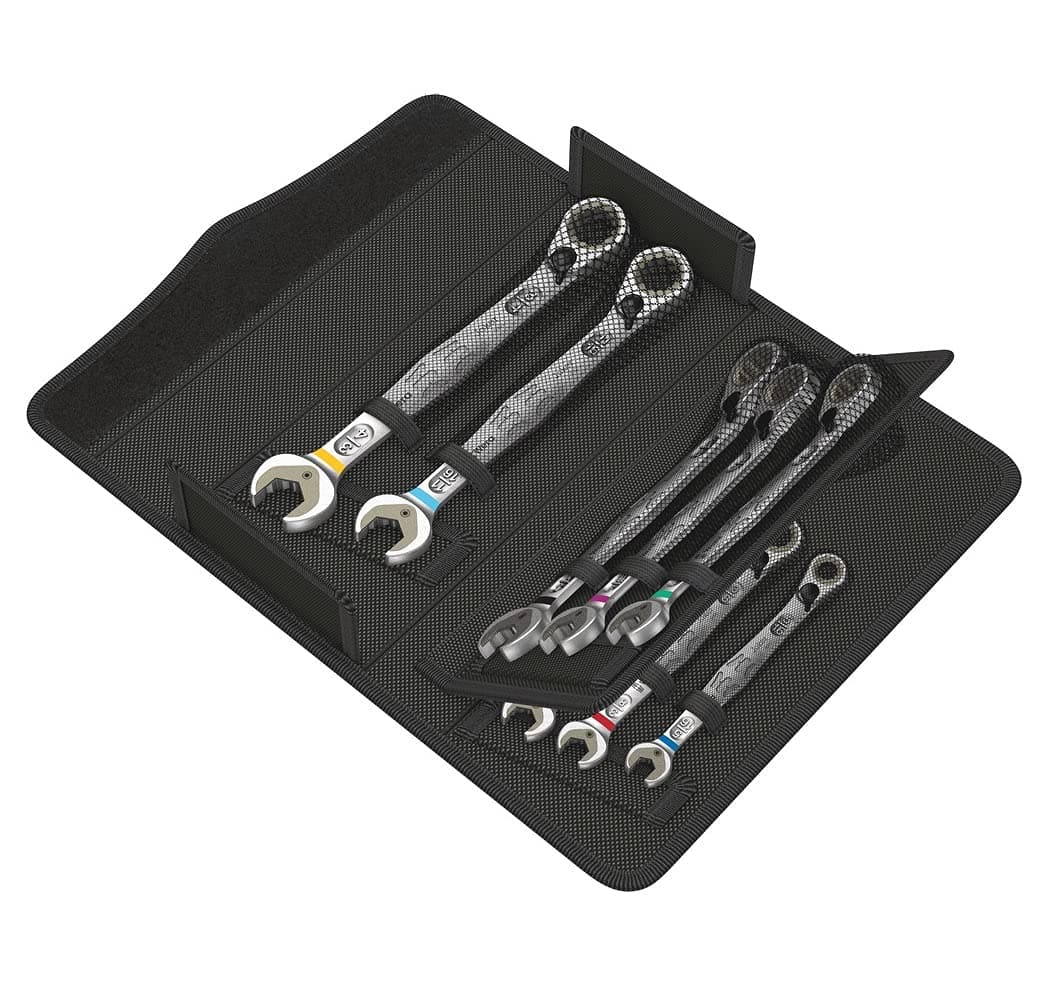 WERA 05020093001 6001 Joker Switch 8 Imperial Set 1 Set of ratcheting Combination Wrenches, Imperial, 8 Pieces