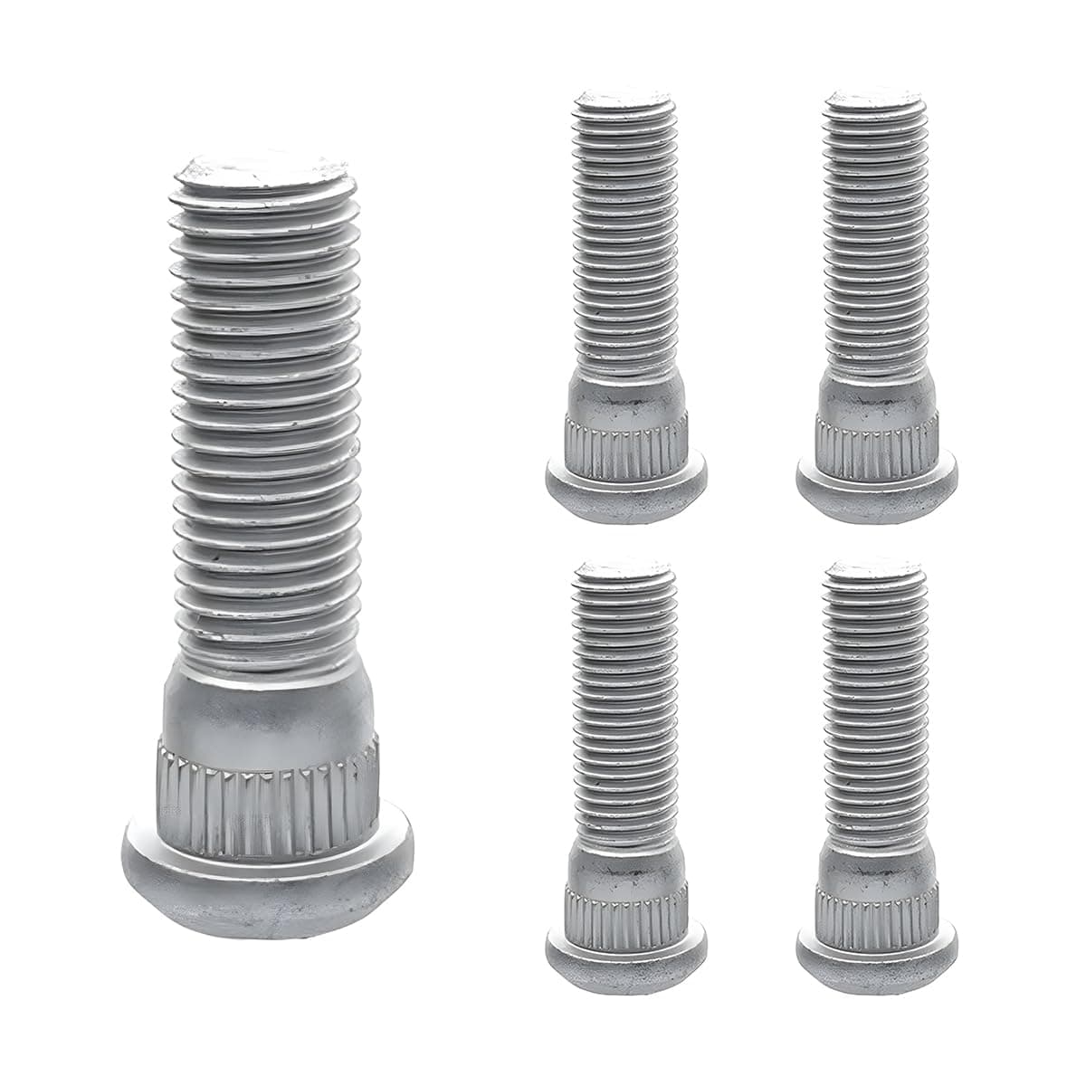 BELOMI 5PCS Car Wheel Studs M12x15 48mm Long Extended Vehicle Wheel Steel Lug Bolts OEM610266 9094202049 Wheel Lug Stud Auto Accessories Fit OEM610266 9094202049 GS430 LS400 RX330