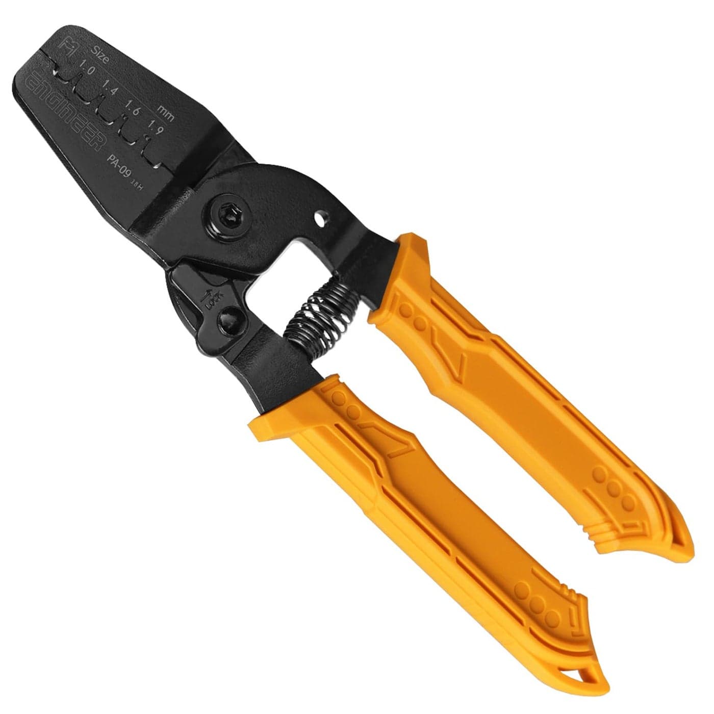 ENGINEER Precision Crimping Pliers Best Made Precision Crimping Tool for AWG32-AWG20 Wires across 80 Different Pins & D-Sub Connectors Contacts, Oil-Resistant Grip (PA-09)
