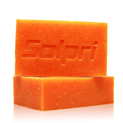 Solpri Shield Athletic Tea Tree Soap Bar with Lemongrass & Eucalyptus – 4 oz (2 Pack) – Cold-Process Soap Bar for Sweat, Odor & Itch-Prone Skin – Made in USA
