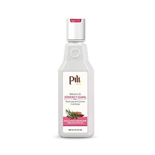 Pili Natural Rosemary and Quinine Conditioner Romero y Quina Balsamo Strengthen hair follicles Prevents Hair Loss and Helps to Improve Growth