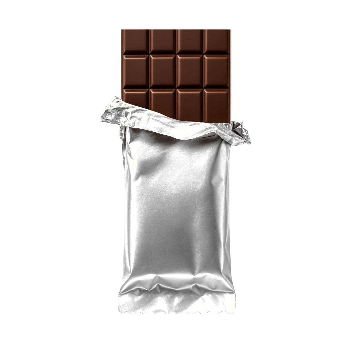 Foilman Heat Seal Bags Metallized For Chocolate Bar Wrapping Actual bags size 3 x 6 38 Fits Bar Size 225 x 55 Inches 100 Pack Silver
