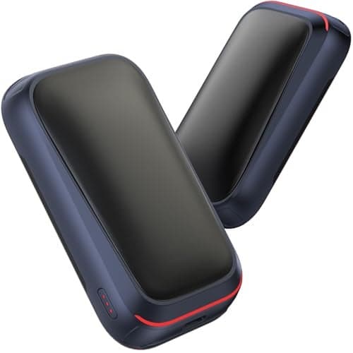 Gaiatop Electric Hand Warmers Rechargeable, Magnetic Pocket Hand Warmer 2-Pack, 3s Fast Heating, Fits in Gloves, for Winter Sports, Hunting Accessories, Stocking Stuffers Gifts for Men Women
