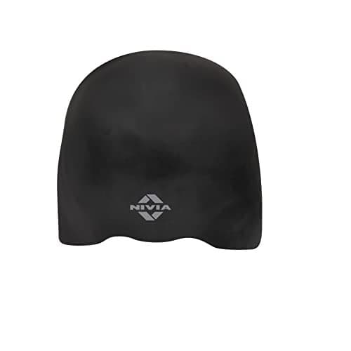 Nivia Racing 3D Swimming Cap (Black)