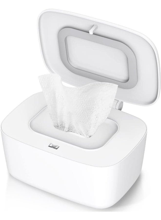 Zdolmy Wipes Dispenser, Wipe Holder for Baby, Refillable Wipe Container, Portable Press to Open, Non-Slip