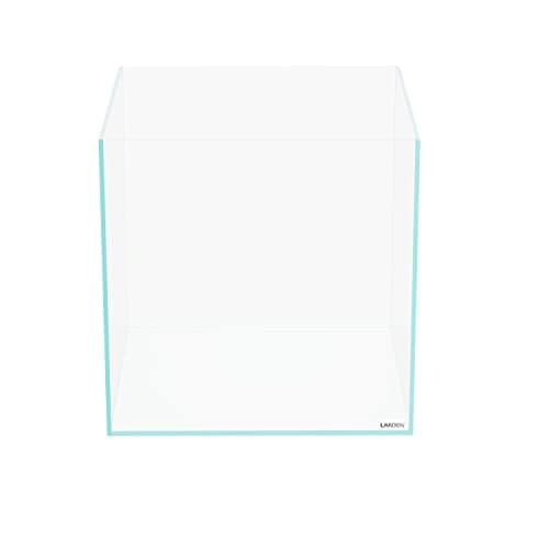 LANDEN 36C 11.5 Gallon Cube Rimless Low Iron Aquarium Tank,W14.2×D14.2×H14.2 in(36x36x36cm) 5mm Thickness with Nano Foam Leveling Mat Included