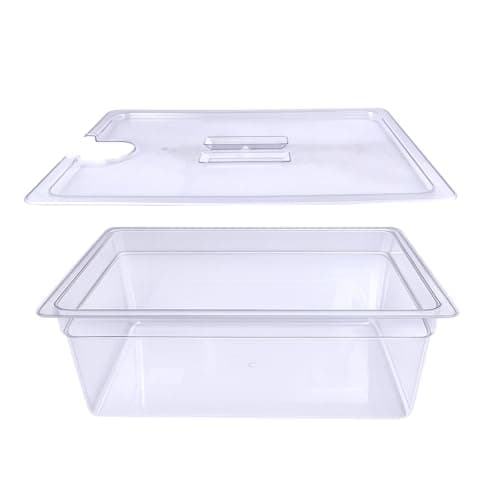 WELKOR 26 QT Sous Vide Container with LidSous Vide Cookers Compatible with Anova Joule Nano Wancle InstapotPerfect for Chicken BeefParties and Professionals 26 qt without rack