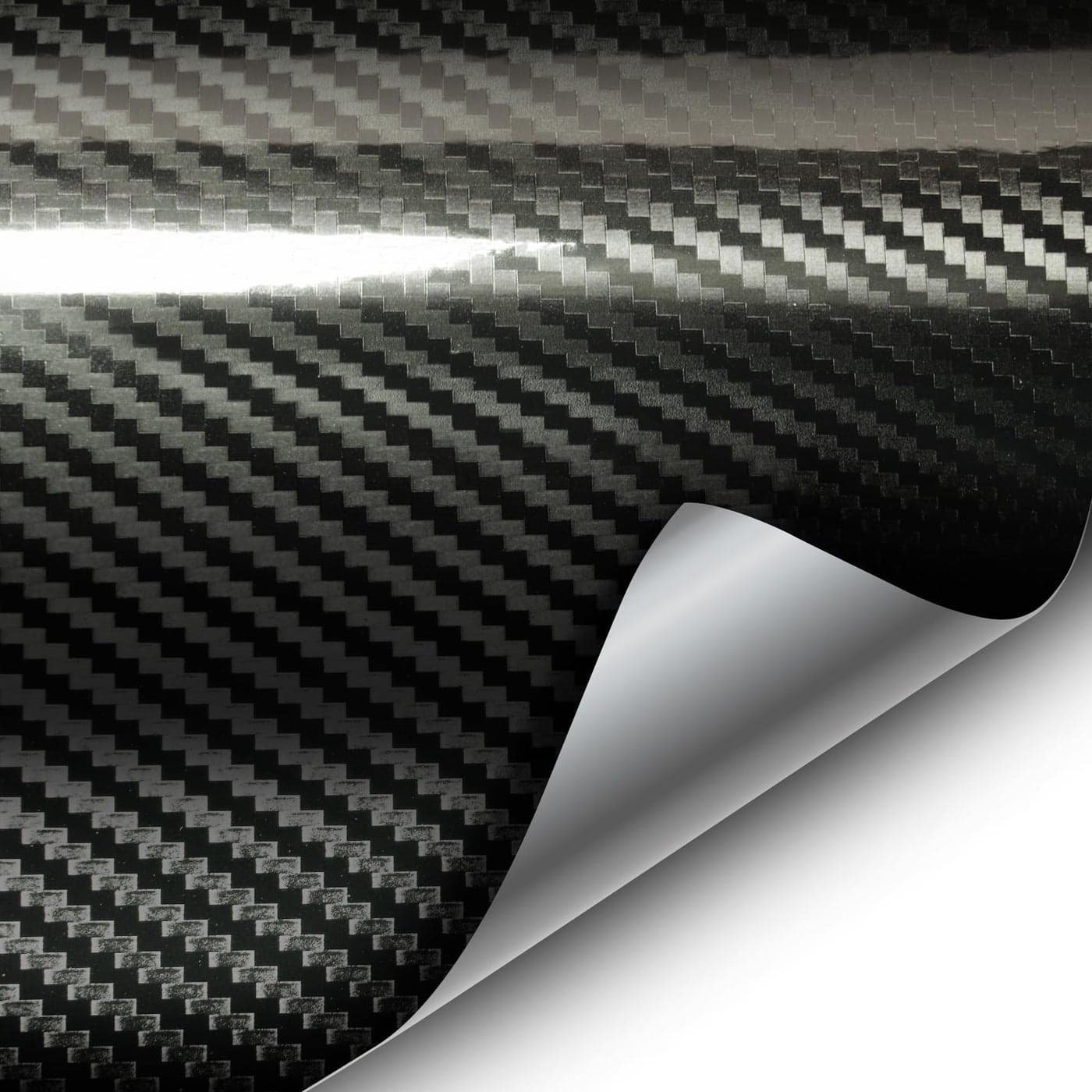 VVIVID Epoxy High Gloss Black Carbon Vinyl Automotive Wrap Film DIY Easy to Install No Mess 15ft x 5ft
