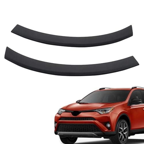 GXARTS 2Pcs Front Bumper End Caps 521130R050 521120R050 Compatible With Toyota RAV4 Adventure Platinum Bumper End 2016 2017 2018 Driver and Passenger Side Pair Plastic TO1290108 TO1291108