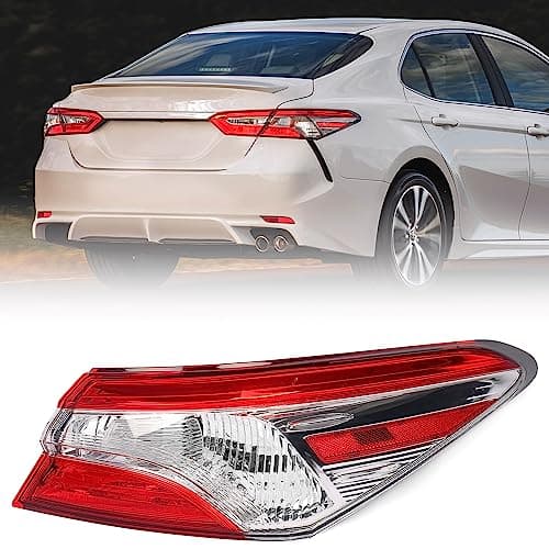 Huray Tail Light Assembly for Toyota Camry 2018-2020 Tail Lamp Replacement 81560-06720 Passenger Side (Right)