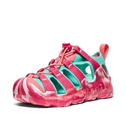 KEEN Kids Hyperport H2 Breathable Easy On Comfortable Hiking and Water Sandals RaspberryPool Blue 6 US Unisex Toddler