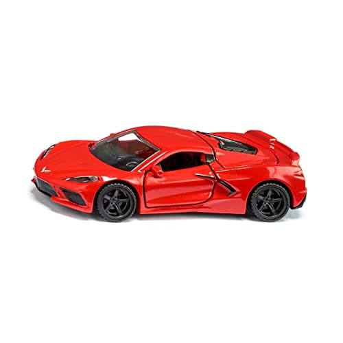 Siku 2359 Chevrolet Corvette Stingray Toy car 150 MetalPlastic Red Opening Bonnet and Doors Interchangeable Wheels