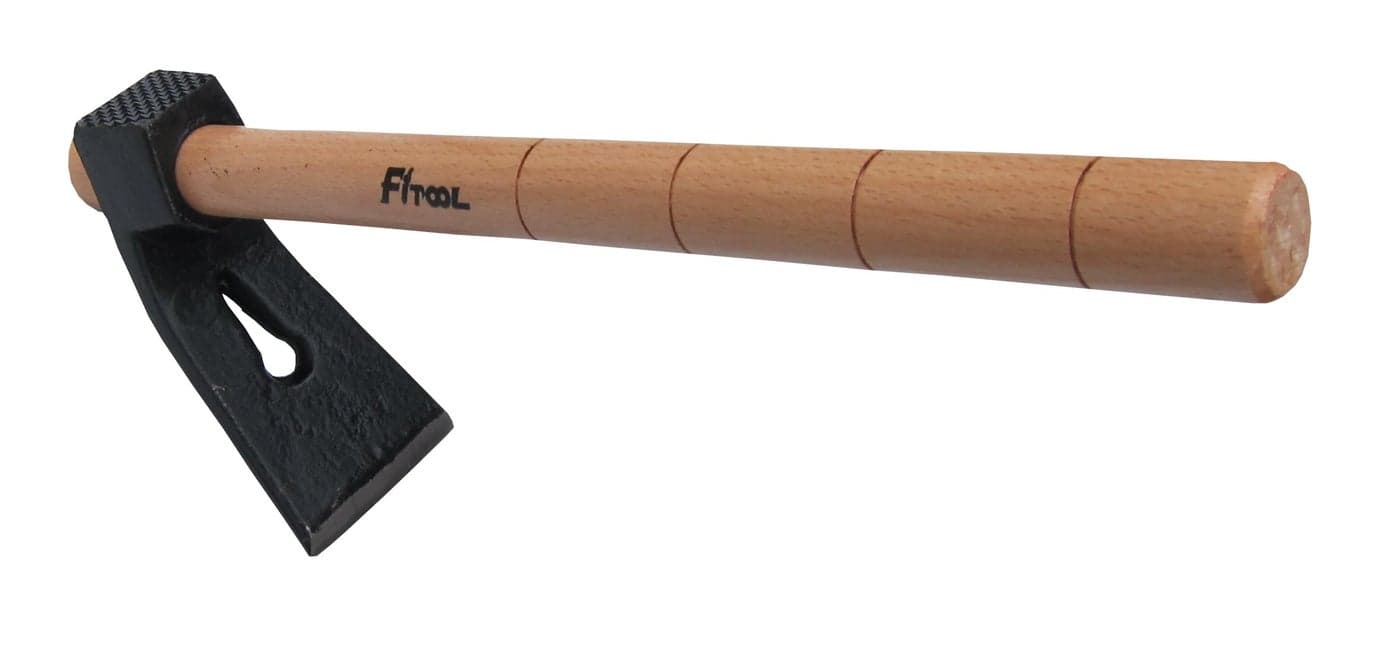 Forged Woodworking Hammer, Woodcarving Straight Adze, Axe with Claw Hammer, Adze Hammer 1.7LB