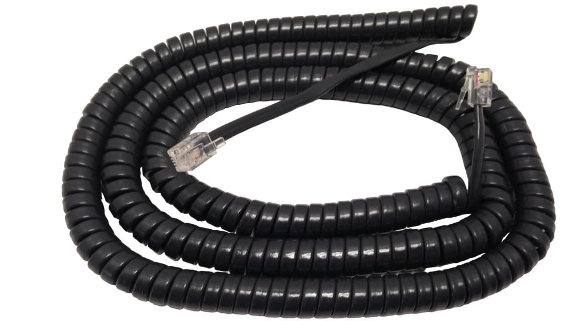 The VoIP Lounge Replacement 25 Foot Long Gray Handset Curly Cord for Cisco 7900 Series IP Phone 7902 7905 7906 7910 7911 7912 7940 7941 7960 7961 7962 7965 7970 7971 7975