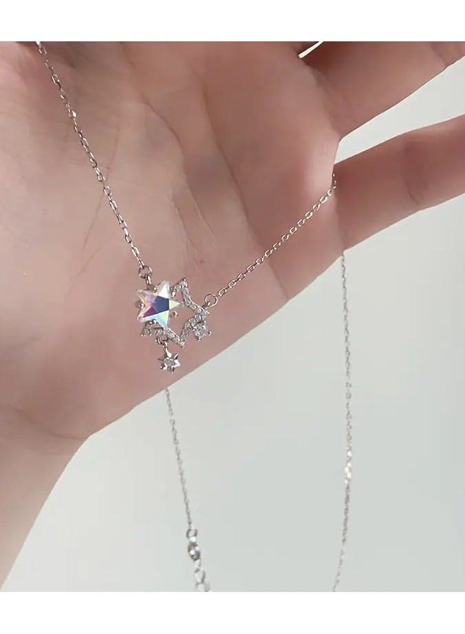 Unique Design Pendant With High-end Feel, Sweet And Versatile Star Necklace Collarbone Chain, Birthday Gift