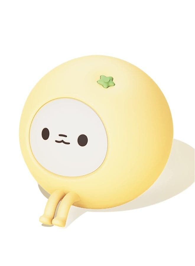 Night Light for Kids, Brightness Adjustable, Silicone Nursery Squishy Soft Rechargeable Color Changing Cute Night Light, Portable Bedside Nursery Lamp, Gift for Girls Boys Toddler