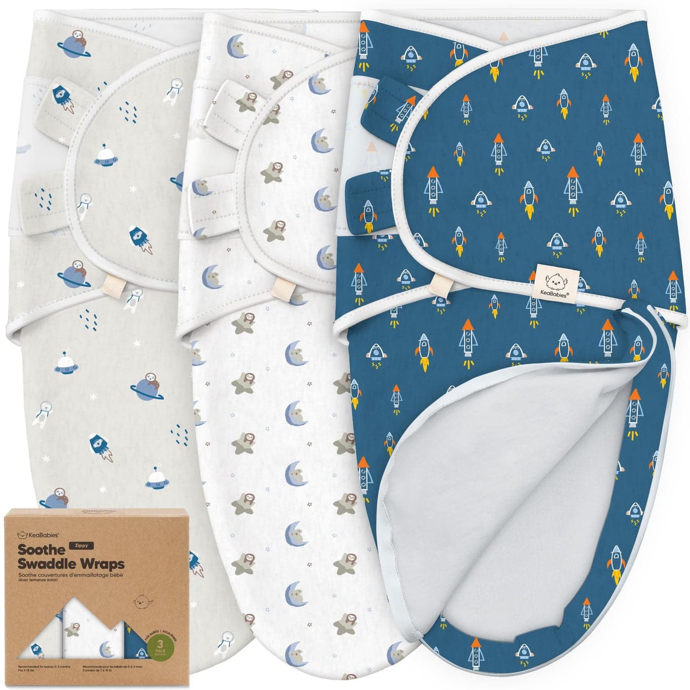 Baby Swaddle Sleep Sacks with Zipper 3Pack Swaddles for Newborns 03 Months Infant Baby Girls Boys Soft Durable Newborn Sleep Sack Easy Diaper Change Swaddling Blanket Cosmo