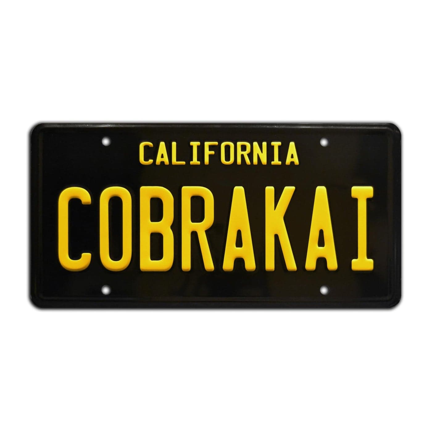 CobraKai Season 2 Metal Stamped License Plate