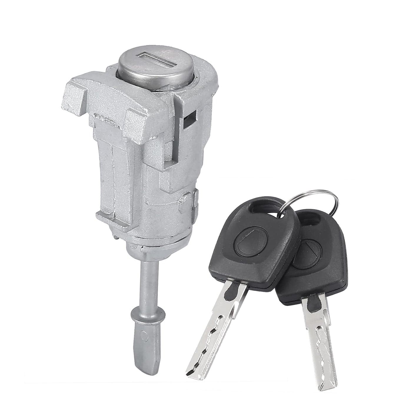 X AUTOHAUX Door Lock Cylinder with 2 Keys 604837167 Left Side for Volkswagen Jetta19972004 for Volkswagen Golf 19972005