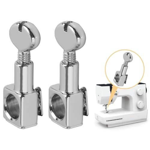 2 Pcs Sewing Machine Needle Clamp Needle Holder Compatible with Singer Brother Kenmore Juki Babylock Janome and More Sturdy Accessory for Heavy Duty and Standard Sewing Machines