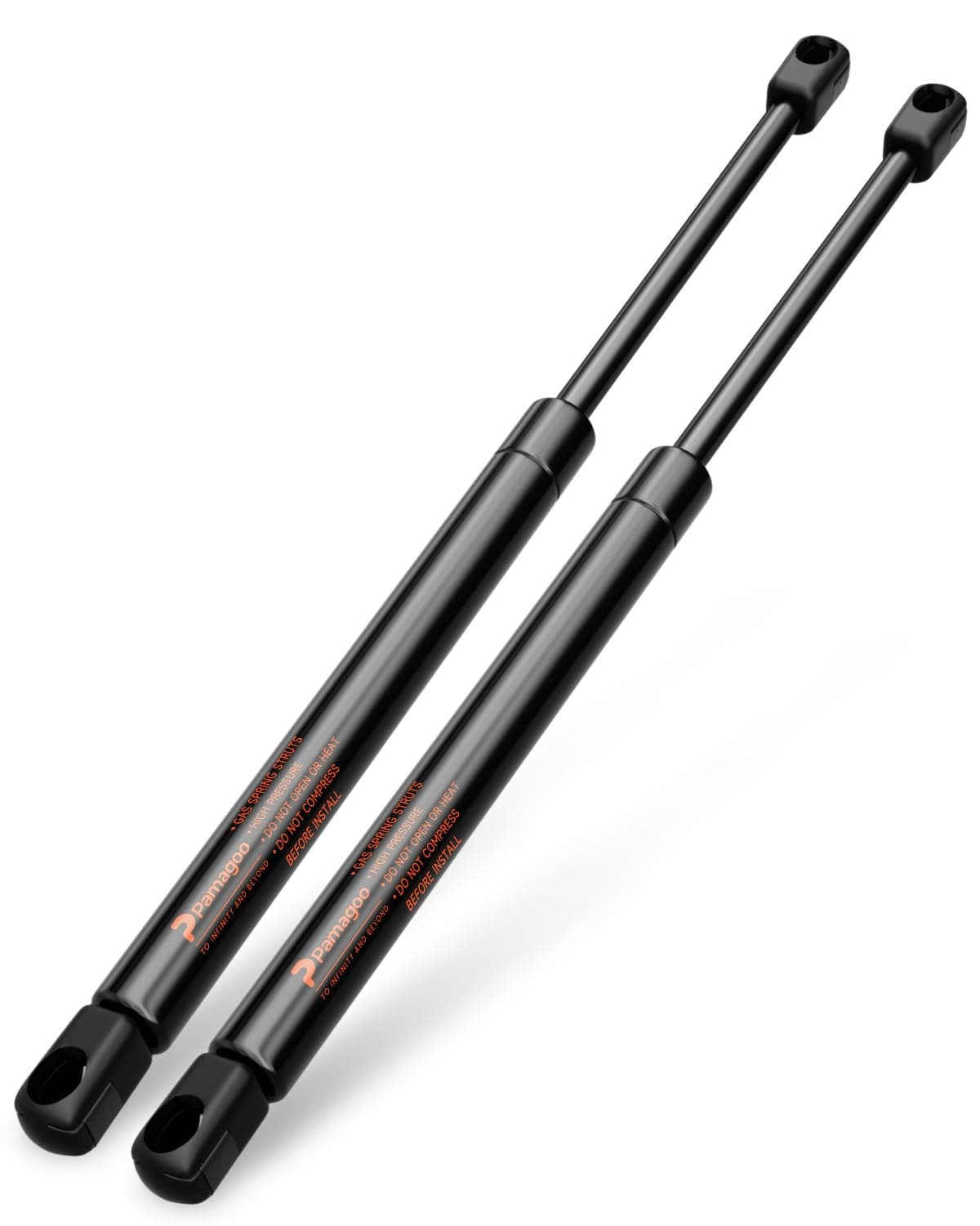PAMAGOO C16-08260 Gas Struts 20 inch 60 lbs/267N, spd-gs-5300-60 Gas Spring, 10462 Tanning Bed Shocks for RV Bed Storage Basement Door Travel Trailer Boat Hatch Lift Support, 2 Pack