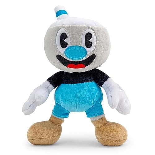Cuphead Mugman 8Inch Collector Plush Toy Soft Stuffed Animal for Hugging Officially Licensed Collectible