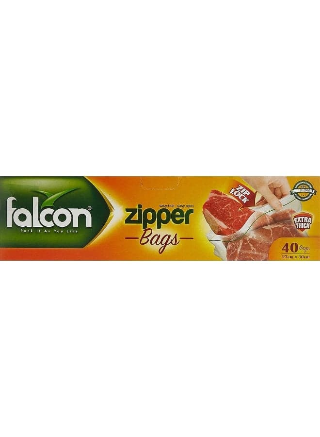 Falcon Freezer Zipper Bag 30X27Cm