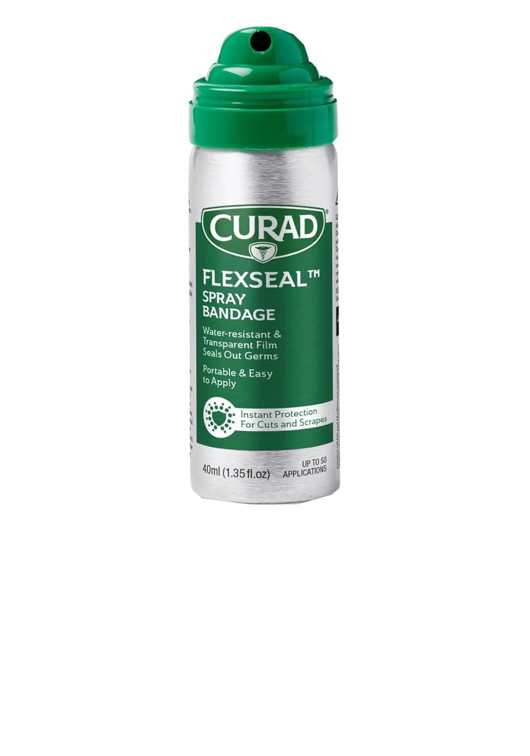 CURAD Liquid Spray Bandage Water Resistant Transparent Ideal for Cuts and Scrapes Quick Wound Care Solution 40 mL 1EA
