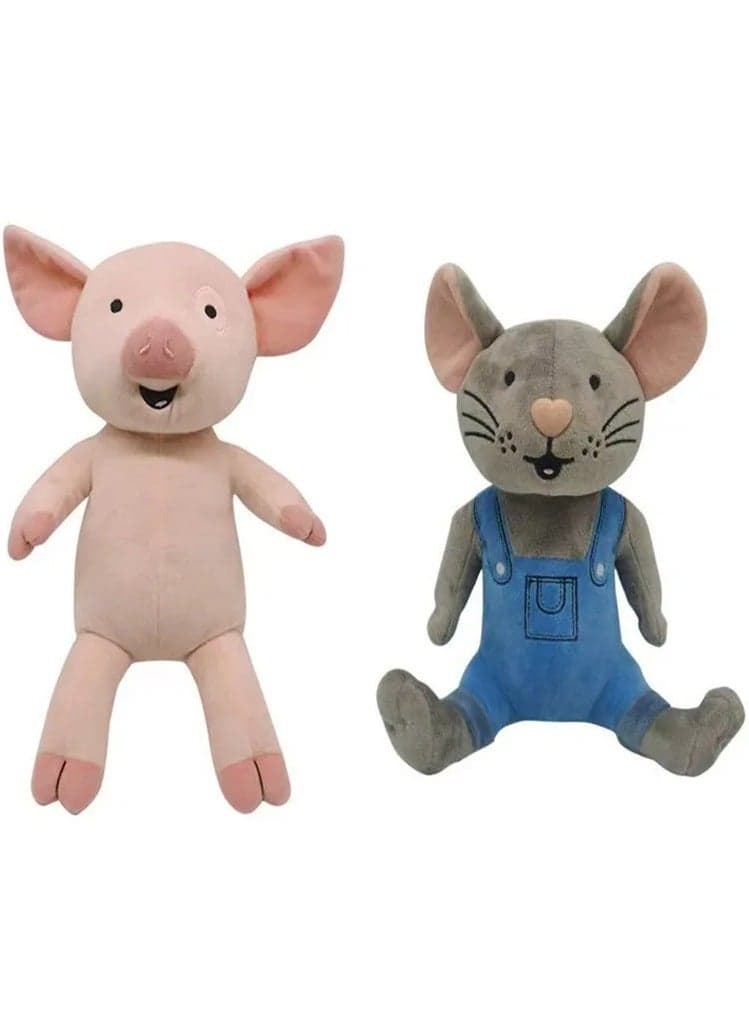 2pc 25cm If You Give A Mouse A Cookie Plush Toys Soft Stuffed Educational Dolls