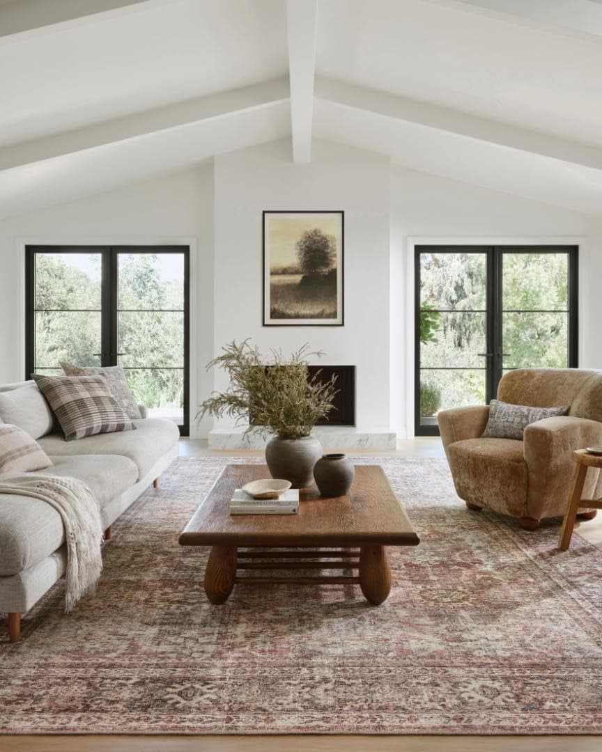 Loloi Amber Lewis Georgie Collection GER06 BordeauxAntique 50 x 76 19 Pile Height Area Rug