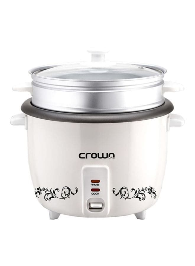 Steamer Rice Cooker 2.8 L 700 W RC-170 White/Black/Silver
