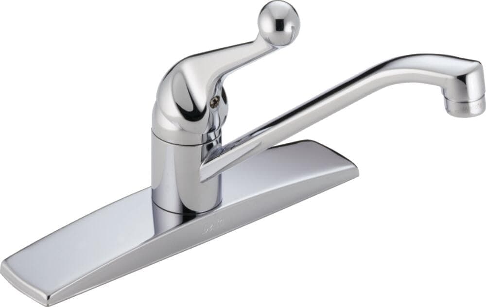 Delta Classic Chrome Kitchen Faucet 3 Hole Kitchen Sink Faucet Chrome 100LFWF
