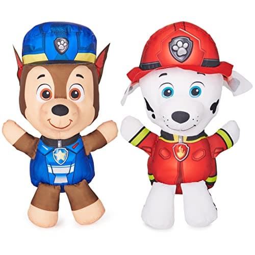 SwimWays Nickelodeon Paw Patrol Chase and Marshall Swim Huggable 2Pack Floating Paw Patrol Toys for Kids Ages 1