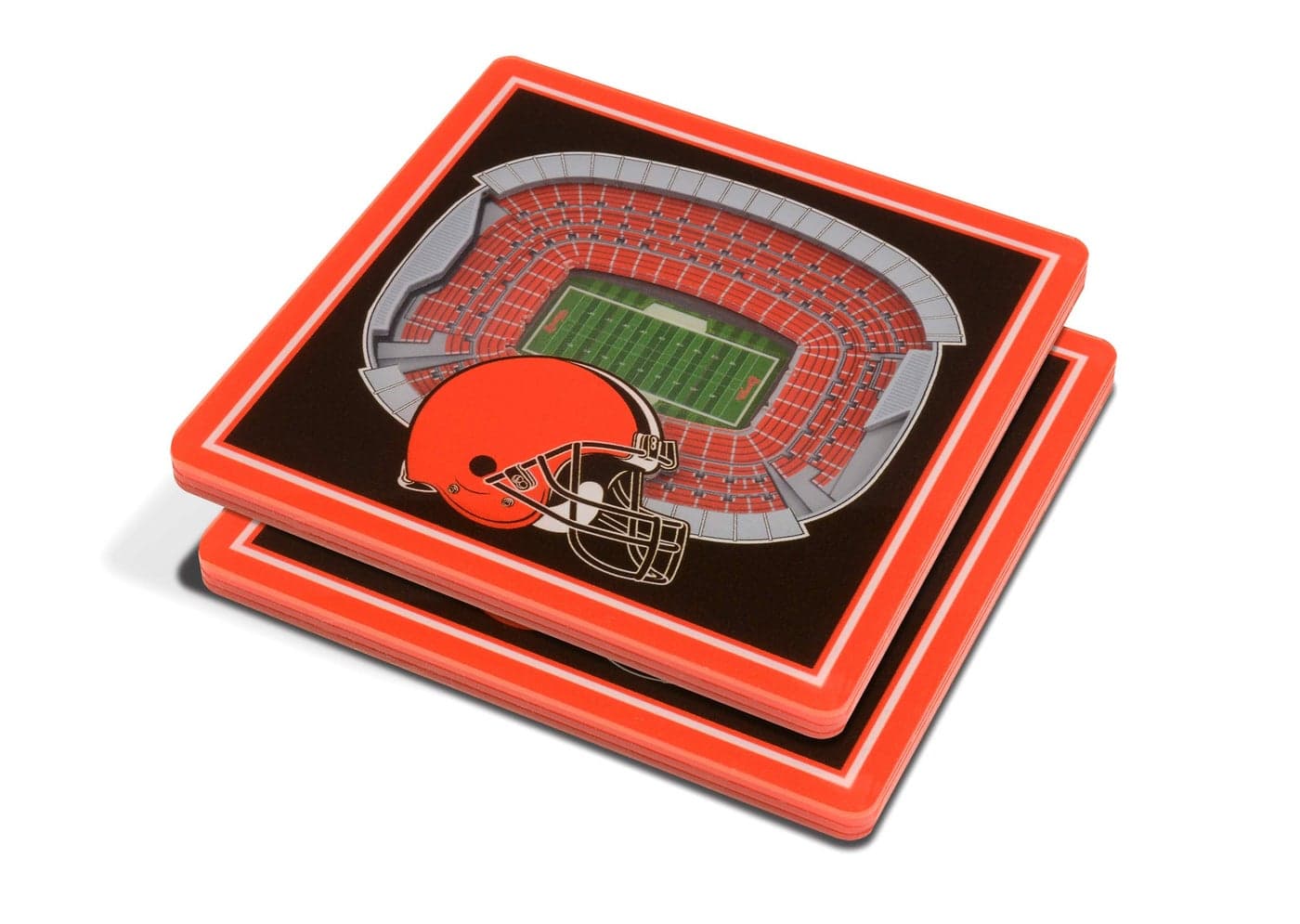 YouTheFan NFL Cleveland Browns 3D StadiumView Coasters FirstEnergy Stadium