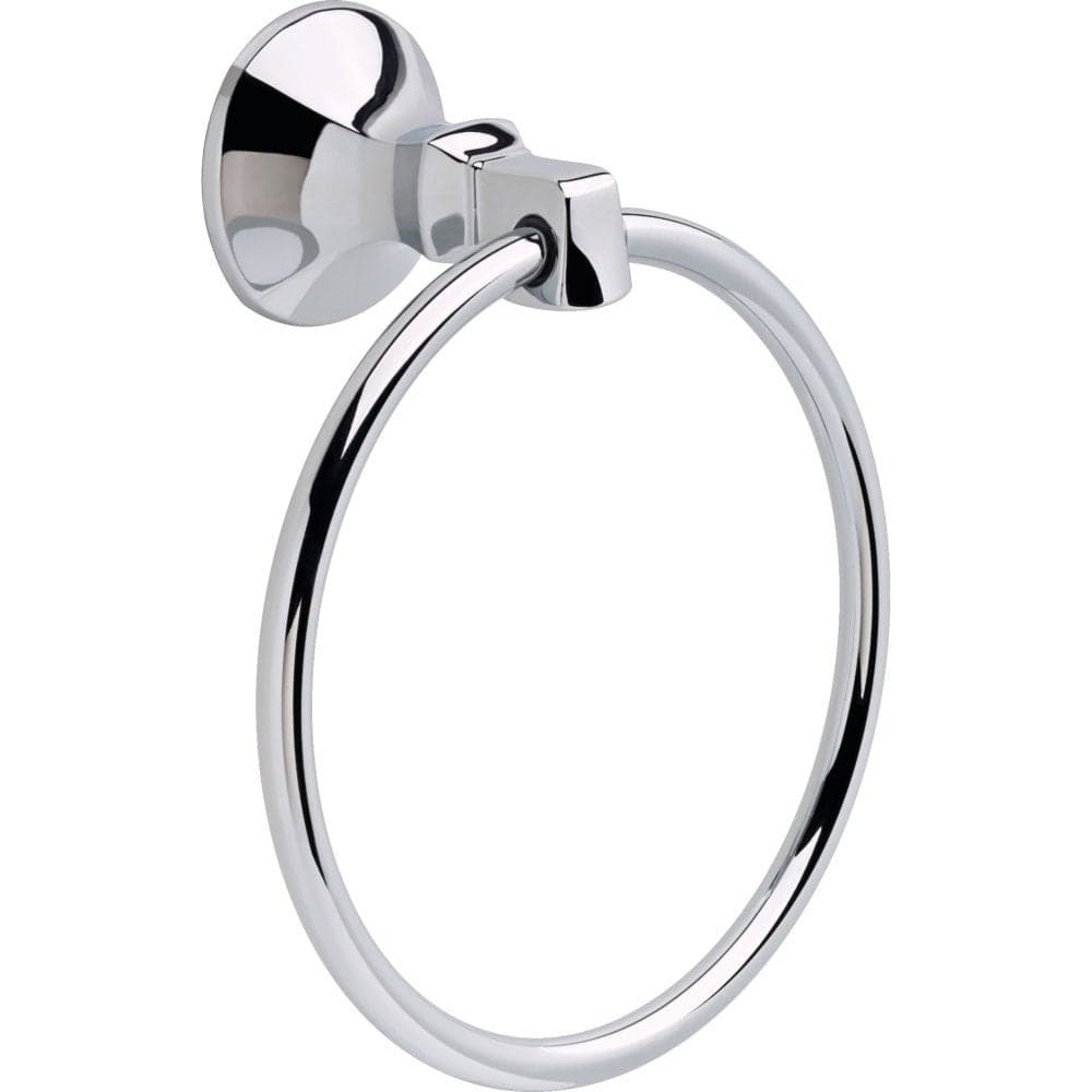 Delta Faucet 76446 Ashlyn Towel Ring 638 x 757 x 225 Inches Polished Chrome