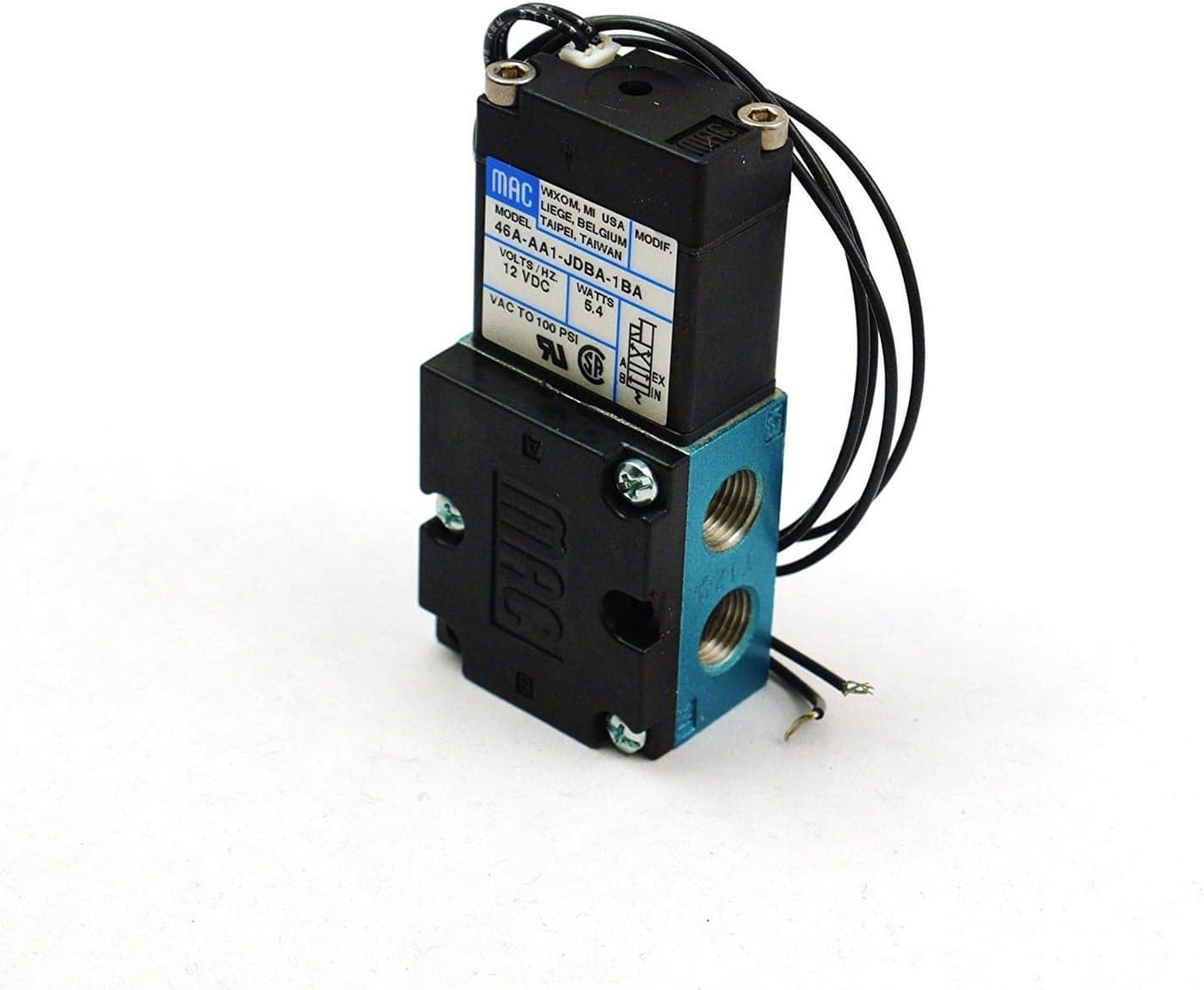 MAC 4 Port Solenoid Boost Valve PWM 46A-AA1-JDBA-1BA