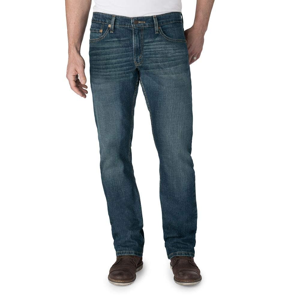 Levi Strauss Signature Gold Men Straight Fit Jeans, Bigfoot-Waterless, 30W x 30L