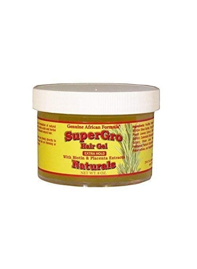 Supergrow Extra Hold Hair Gel, 8 OZ